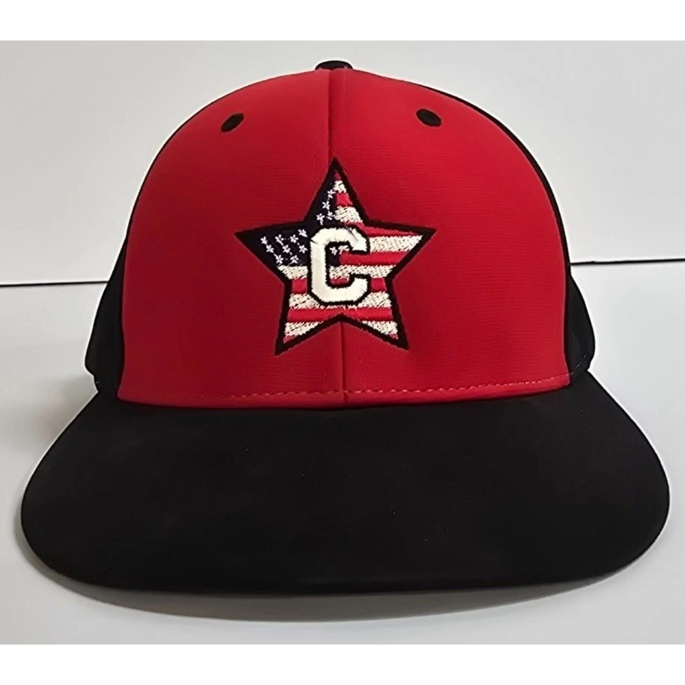 Richardson PTS20 PULSE R-FLEX Hat S/M Red Cleveland Guardians #15 Performance